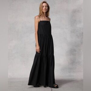 Rag & bone black maxi dress